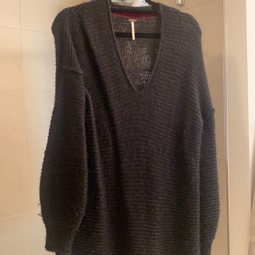 Free people black sweater